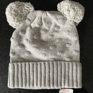 Crewcuts double Pom bobble hat